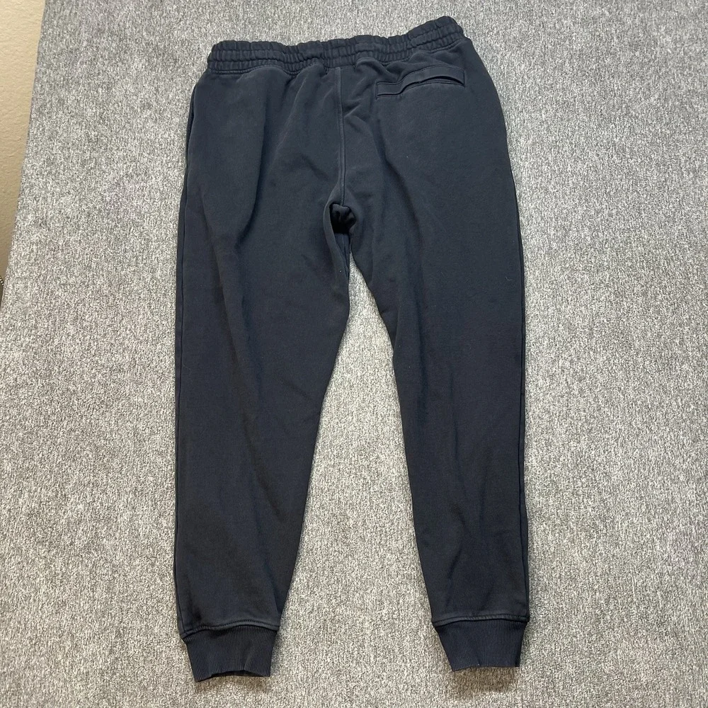 Men's Gymshark Crest Sweatpant Jogger XL Blue Workout‎ Drawstring Tapered (051)